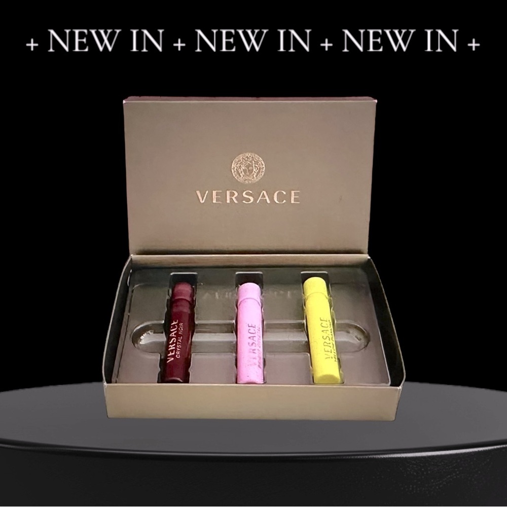 VERSACE 3 PIECE GIFT SET EAU DE TOILETTE PERFUME SAMPLE